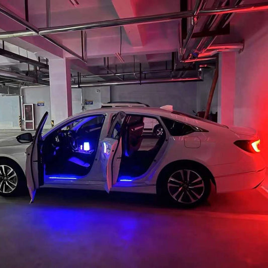 Custom LED Illuminated Door Sill Protector (4 Piece Set)